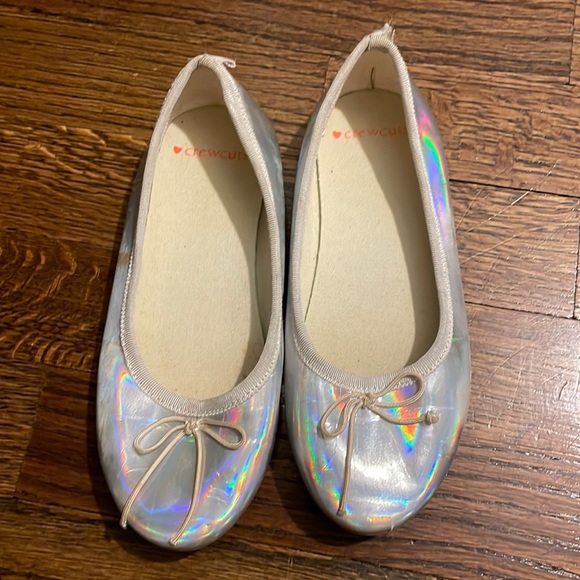 Crewcuts hologram prism shimmery rainbow slip on shoes 🌈 - Picture 1 of 5